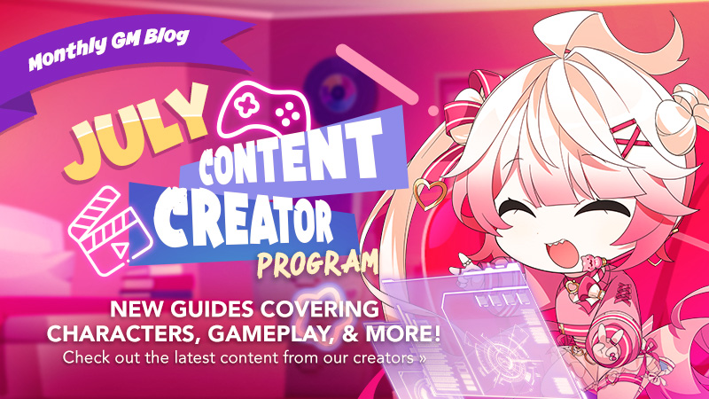 Content Creator Program – July Update